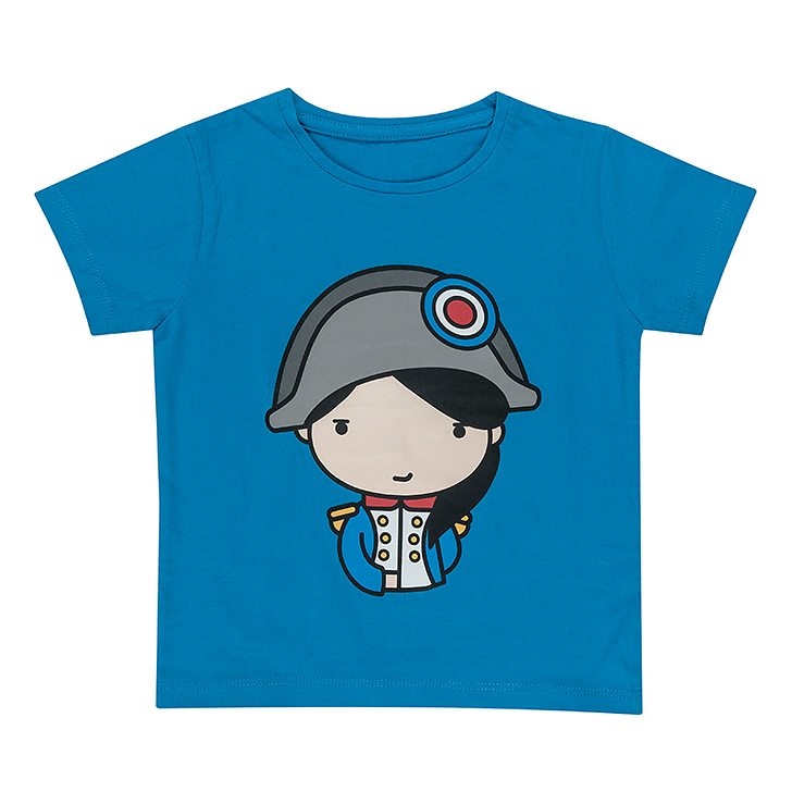 Blue T-shirt for children Napoleonette