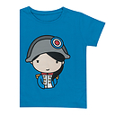 Blue T-shirt for children Napoleonette