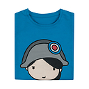 Blue T-shirt for children Napoleonette