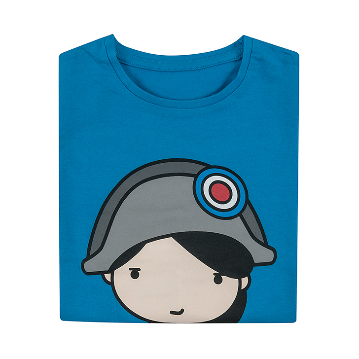 Blue T-shirt for children Napoleonette