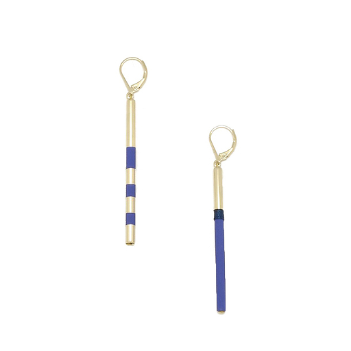 Boucles d'oreilles Savoy, Bleu nuit