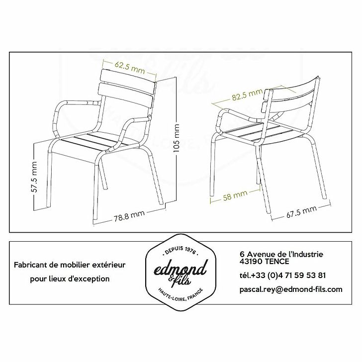 Reproduction miniature - Fauteuil Bridge