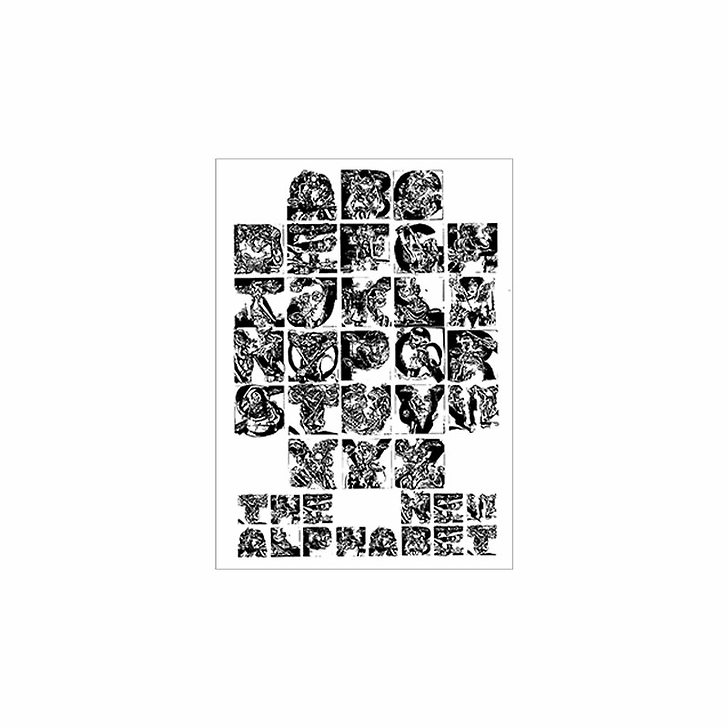 Set de 27 cartes postales M/M Paris The new Alphabet