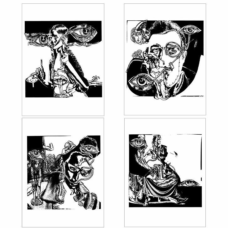 Set of 27 Postcards M/M Paris The new Alphabet