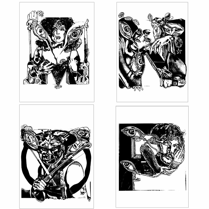 Set of 27 Postcards M/M Paris The new Alphabet