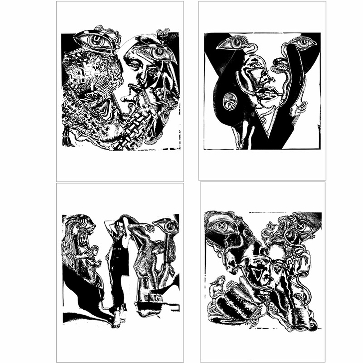 Set of 27 Postcards M/M Paris The new Alphabet