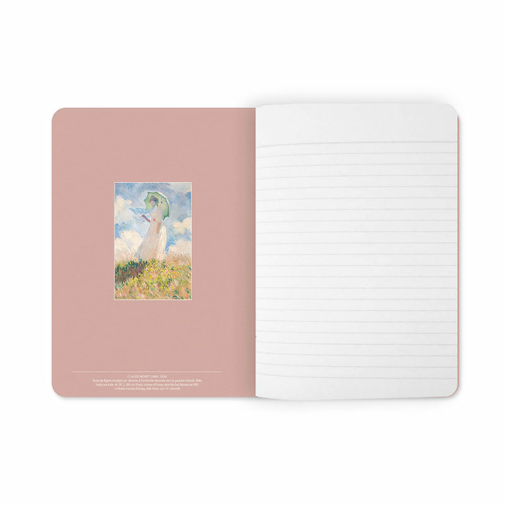 Claude Monet - Woman with an umbrella Notebook