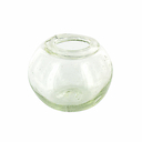 Mini-vase en verre transparent