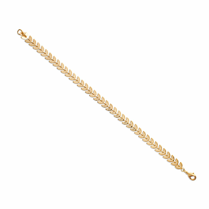 COLLIER FEUILLES DE LAURIER Collier Feuilles de laurier, plaqué or