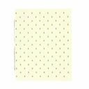 CAHIER A5 BEIGE ABEILLES NAPOL Carnet couverture papier fait main beige abeilles Napoléon, 24 pages 15x21x0,5cm