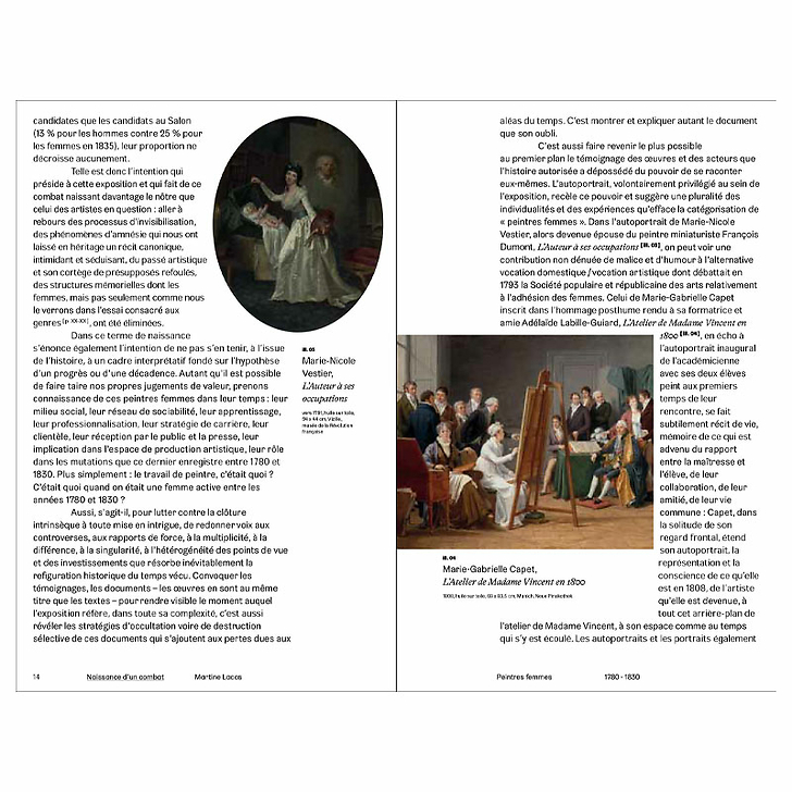Peintres femmes - 1780-1830 - Naissance d'un combat - Catalogue d'exposition