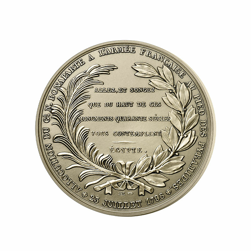 Historic Medal Battle of pyramids - Bronze 59 mm - Monnaie de Paris