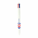 Stylo 4 couleurs Blanc effet glacé - Conseil constitutionnel