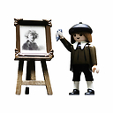 Playmobil Autoportrait - Rembrandt - Rijsk Museum