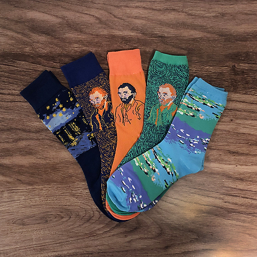 Chaussettes Vincent van Gogh - La nuit étoilée - Musée d'Orsay