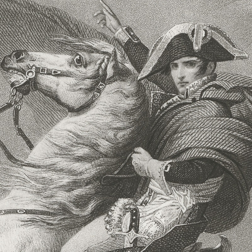 Napoleon Bonaparte, First Consul, crosses the Alps in May 1800