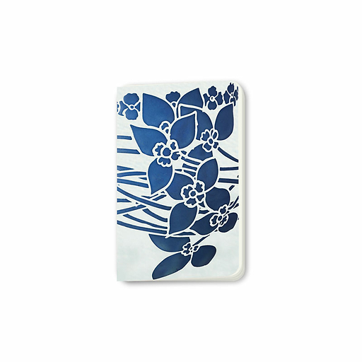 CARNET VASE BLEU