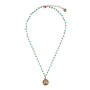 Bee Necklace - Water green