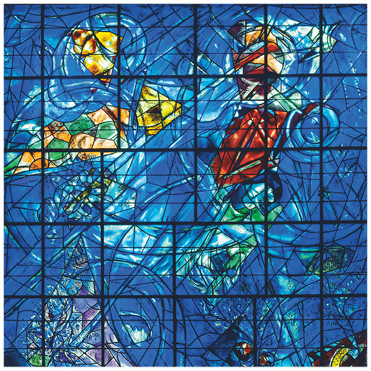 Affiche 50X60cm Marc Chagall - La Création du monde, 1971-1972