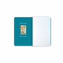 Small Notebook Mucha - Blue Decorative Documents