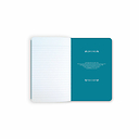 Small Notebook Mucha - Blue Decorative Documents