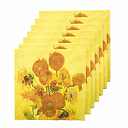 Set de 20 serviettes en papier Vincent van Gogh - Les tournesols - Van Gogh Museum Amsterdam®