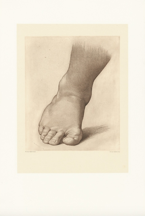 Etude pour le pied droit du "Saint Jean Baptiste dans le désert"