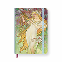 Cahier à élastique Alphonse Mucha - Le Printemps