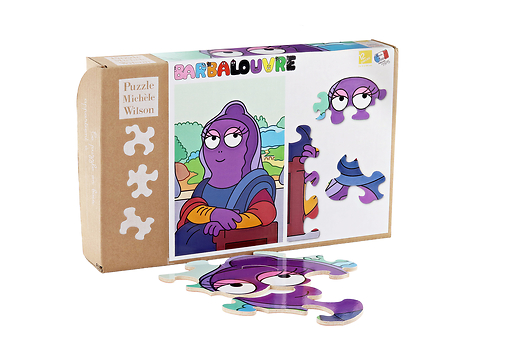 BarbaLouvre - Child Puzzle 12 pieces Barbabelle