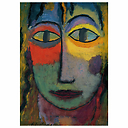 Affiche Alexei von Jawlensky - Tête de femme "Méduse"