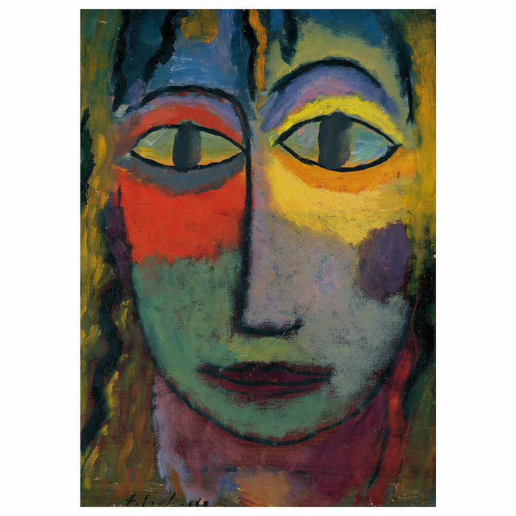 Affiche Alexei von Jawlensky - Tête de femme "Méduse"