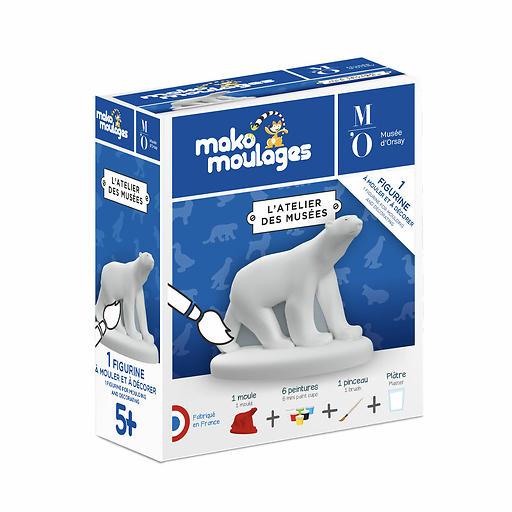 Figurine for moulding and decorating The Polar Bear - Mako Moulages