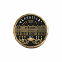 Boîte de bonbons saveur menthe - façade Versailles noir