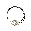 Cord bracelet "Louvre Rose" - Jean-Michel Othoniel