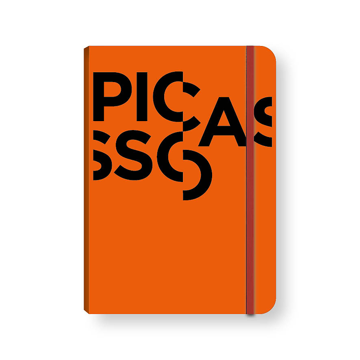 Cahier à élastique Picasso - Orange - Musée Picasso 2021