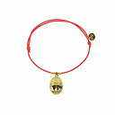 Bracelet élastique avec charm Égyptien - Scarabée - Rose