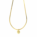 Egyptian Pendant Necklace - Scarab - Mirror chain 45 cm