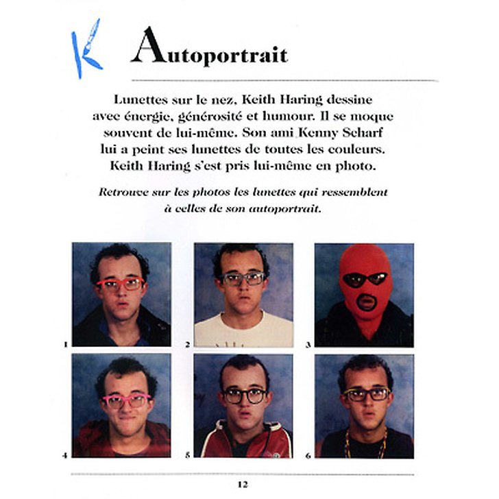 Livre-jeu Les hiéroglyphes de Keith Haring