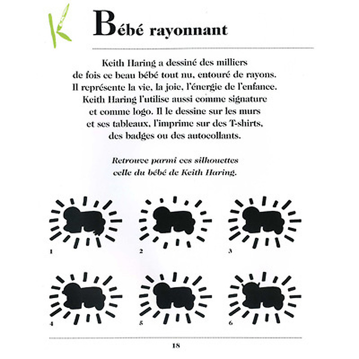 Livre-jeu Les hiéroglyphes de Keith Haring