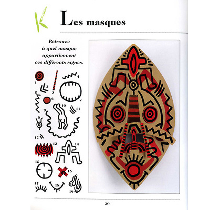 Livre-jeu Les hiéroglyphes de Keith Haring