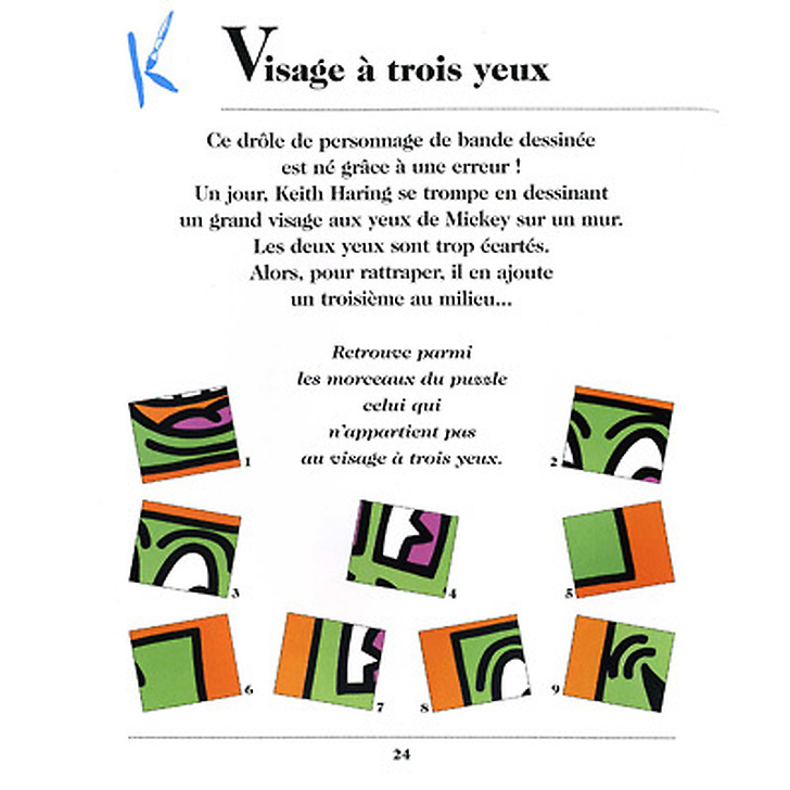 Livre-jeu Les hiéroglyphes de Keith Haring