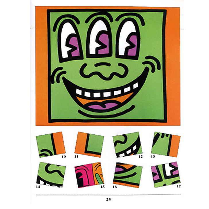 Livre-jeu Les hiéroglyphes de Keith Haring