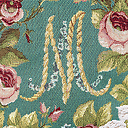 Small Cushion Tapestry Marie Antoinette - 25 x 25 cm