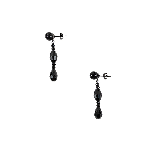 Boucles d'oreilles Jeune femme se poudrant