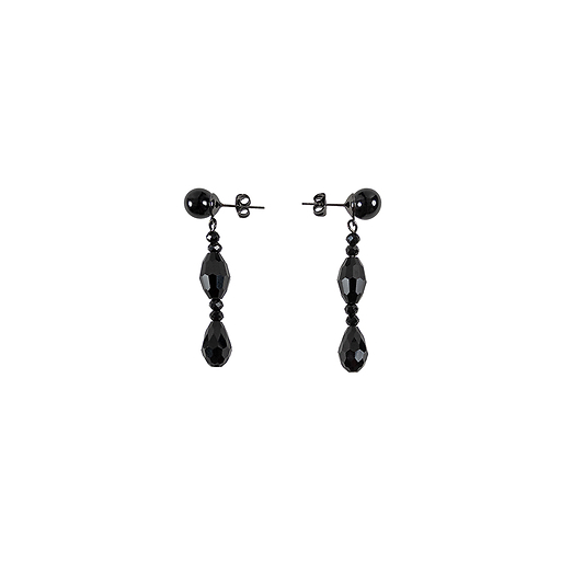 Boucles d'oreilles Jeune femme se poudrant