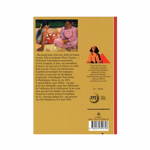 Gauguin. « Ce malgré moi de sauvage » - Découvertes Gallimard (n° 49)