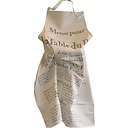 "Menu pour la table du Roy" Apron