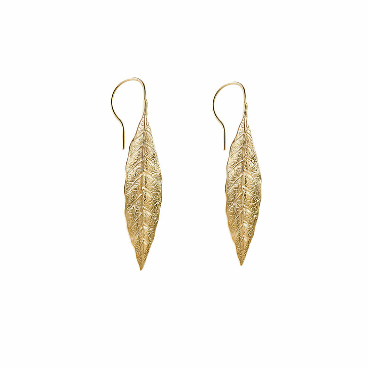 Boucles d'oreilles Feuille de laurier