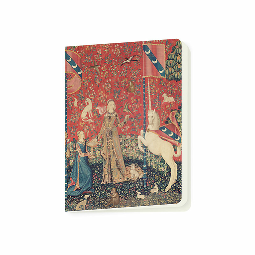 Notebook Wall-hanging of The Lady and the Unicorn. Taste, around 1500