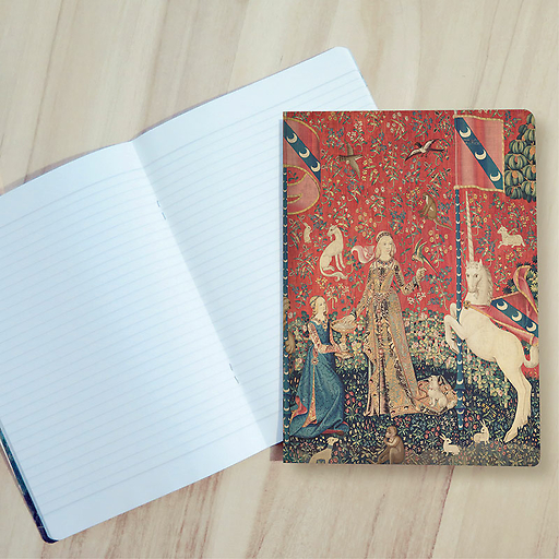 Cahier Tenture de la Dame à la licorne. Le goût, vers 1500